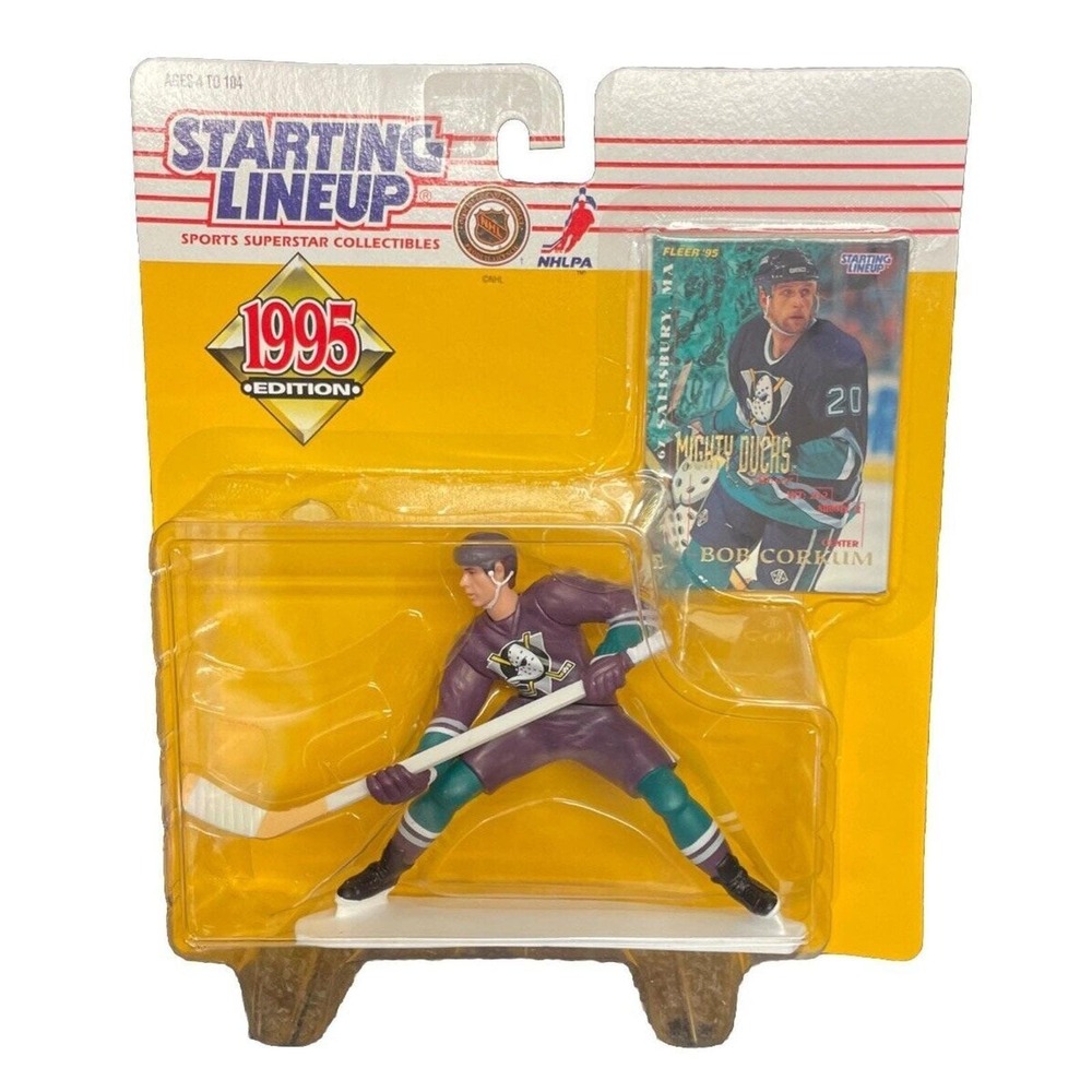 Bob Corkum Starting Lineup 1995 Edition Figure Anaheim Mighty Ducks